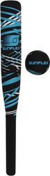 Kij do baseballa neoprenowy z piłką Sunflex Funsport Set Action Pro długość 60 cm 74836