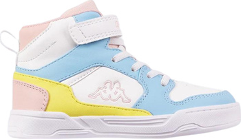 Buty sportowe szkolne miejskie dziecięce Kappa Lineup biało-niebieskie 260926K 1061