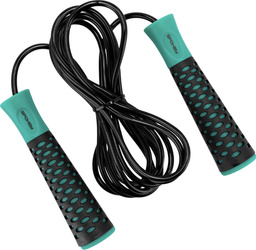 Skakanka z łożyskami Spokey Candy Rope czarno-zielona 943631