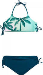 Dziecięcy strój kostium kąpielowy dwuczęściowy Aquawave Hali Kids palms print rozmiar 122