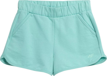 Spodenki dla dziewczynki 4F F099 miętowe 4FJSS23TSHOF099 47S