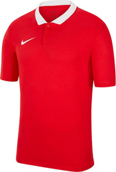 Koszulka treningowa męska Nike Dri-FIT Park 20 Polo SS czerwona CW6933 657