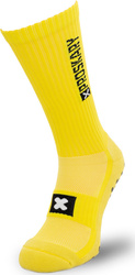 Skarpety treningowe piłkarskie antypoślizgowe Proskary senior żółte