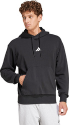 Bluza męska adidas Essentials Feelcozy French Terry czarna JE3849