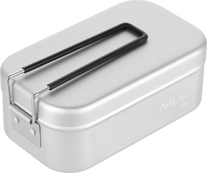 Menażka turystyczna obiadowa aluminiowa z pokrywką Nils Camp NC4201 500ml