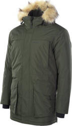 Męska kurtka parka płaszcz ocieplany membrana wodoodporna 10000mm Hi-tec Lasse zielona rozmiar L