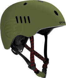 Kask rowerowy na rolki deskorolkę hulajnogę Spokey Pumptrack zielony 48-54 cm 940960