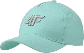 Czapka z daszkiem dla dzieci 4F U388 miętowa 4FJWSS25ACABU388 47S