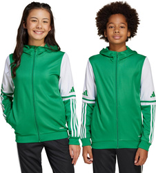 Bluza dla dzieci adidas Squadra 25 Hoody zielono-biała JP3163