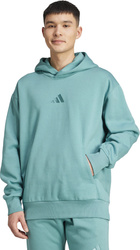 Bluza męska adidas ALL SZN Fleece turkusowa JW0156