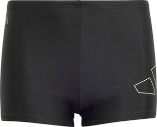 Spodenki kąpielowe dla dzieci adidas Performance Big Bars czarne IU1897