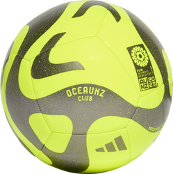 Piłka nożna adidas Oceaunz Club Ball żółto-szara HZ6932