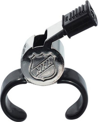 Gwizdek Fox 40 Superforce CMG metalowy z uchwytem na palec srebrny 37180