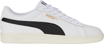 Buty Puma Smash 3.0 L biało-czarne 390987 03