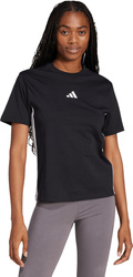 Koszulka damska adidas Essentials 3-Stripes czarna JD0846