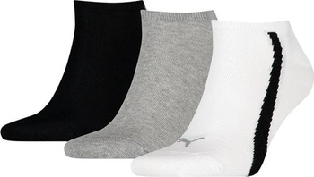 Skarpety Puma Unisex Lifestyle Sneakers czarne, szare, białe 907951 02