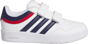 Buty dziecięce adidas Hoops 4.0 CF biało-granatowo-czerwone JI3484