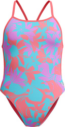 Damski Strój Kąpielowy Alov Digi Vbk  fiery red/white/french blue rozmiar 34