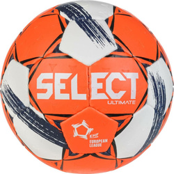 Piłka ręczna Select Ultimate European League 3 v24 EHF pomarańczowo-biała 13326