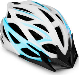 Kask rowerowy Spokey Femme biało-niebieski 55-58 cm 928244