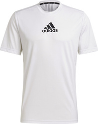 Koszulka męska adidas Primeblue Designed to Move biała GM2135