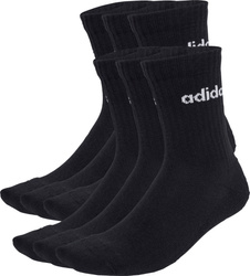 Skarpety adidas Linear Crew Socks Cushioned 6 Pair Pack czarne JL6094