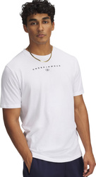 Koszulka męska Under Armour Stacked Logo SS biała 6000211 100