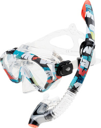 Zestaw do nurkowania dziecięcy maska fajka Aquawave Chlappie Jr set czarny