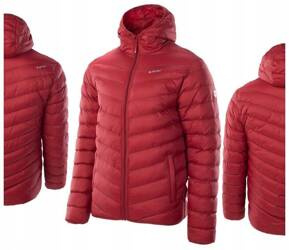 Męska kurtka puchowa z kapturem pikowana Hi-tec Salrin rozmiar XXL