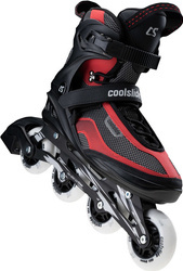 Rolki męskie Coolslide Roma czarno-czerwone rozmiar 43