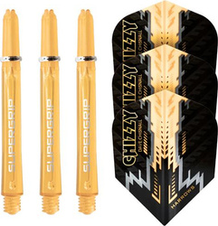 Harrows Twin Pack 3 Flights 3 Shafts Chizzy