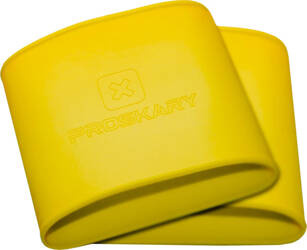 Opaski silikonowe do ochraniaczy piłkarskich Proskary żółte