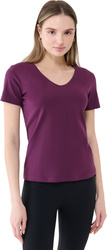 Koszulka damska 4F F1990 ciemny fiolet 4FWSS25TTSHF1990 50S