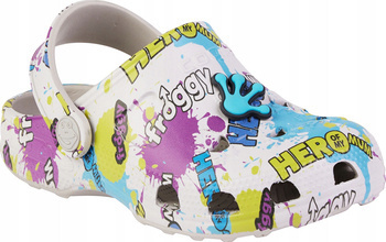 Dziecięce chodaki sandały klapki Coqui Little Frog stone hero splash amulet rozmiar 29-30