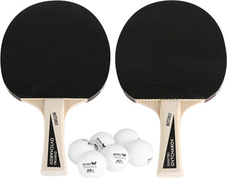Zestaw rakietek do ping ponga Butterfly Ovtcharov 2 rak.,6 piłeczek