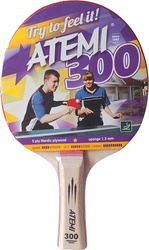 Rakietka do tenisa stołowego ping ponga New Atemi 300 concave