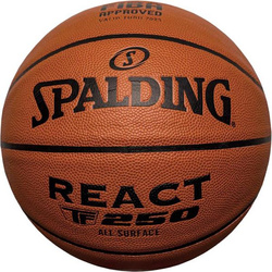 Piłka do koszykówki Spalding React TF-250 Logo Fiba 76967Z