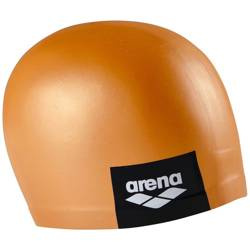 Czepek pływacki silikonowy Arena Logo Moulded pomarańczowy