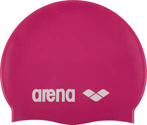 Czepek silikonowy Arena Classic Silicone fuchsia/white