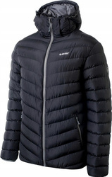 Męska kurtka puchowa pikowana z kapturem Hi-tec Michos rozmiar L