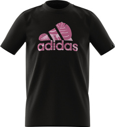 Koszulka dla dzieci adidas Badge of Sport Nature czarna HR8148