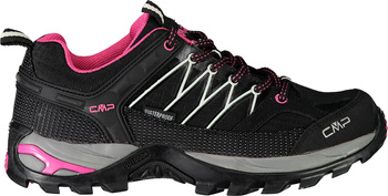 Buty trekkingowe turystyczne wodoodporne damskie CMP Rigel Low czarno-różowe 3Q5445661UE