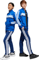 Dres dla dzieci adidas Seasonal Essentials Tiberio 3-Stripes niebieski JC7518