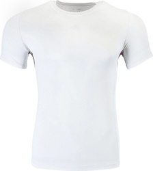 Koszulka męska adidas Techfit Aeroready Short Sleeve biała IS7605