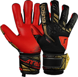 Rękawice bramkarskie Reusch Attrakt Freegel Silver czarno-czerwone 5570235 7075