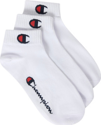 Skarpety Champion 3 pary Quarter Socks białe U20099 WW001
