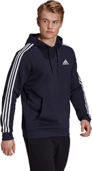 Bluza męska adidas Essentials Fleece 3-Stripes Hoodie granatowa GK9073