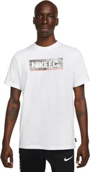 Koszulka treningowa męska Nike NK Fc Tee Seasonal Block biała DH7444 100