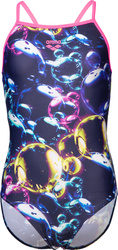 Dziecięcy Strój Kąpielowy Girl's Arena Soap Bubbles Swimsuit Light  dress blues rozmiar 6-7