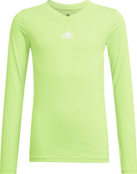 Koszulka termoaktywna dla dzieci adidas Team Base Tee limonkowa GN7513